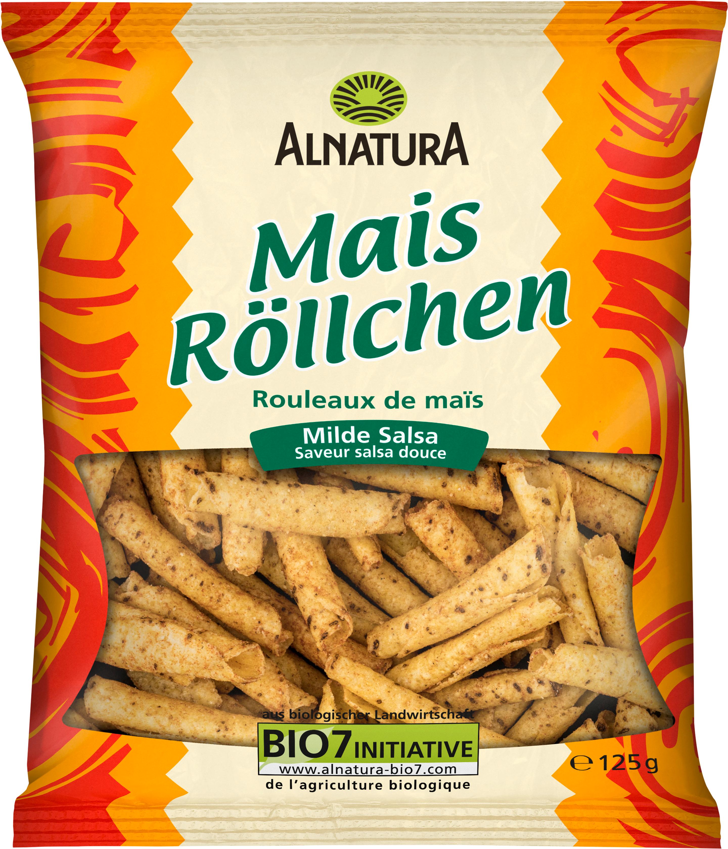 Alnatura Bio Mais Röllchen milde Salsa