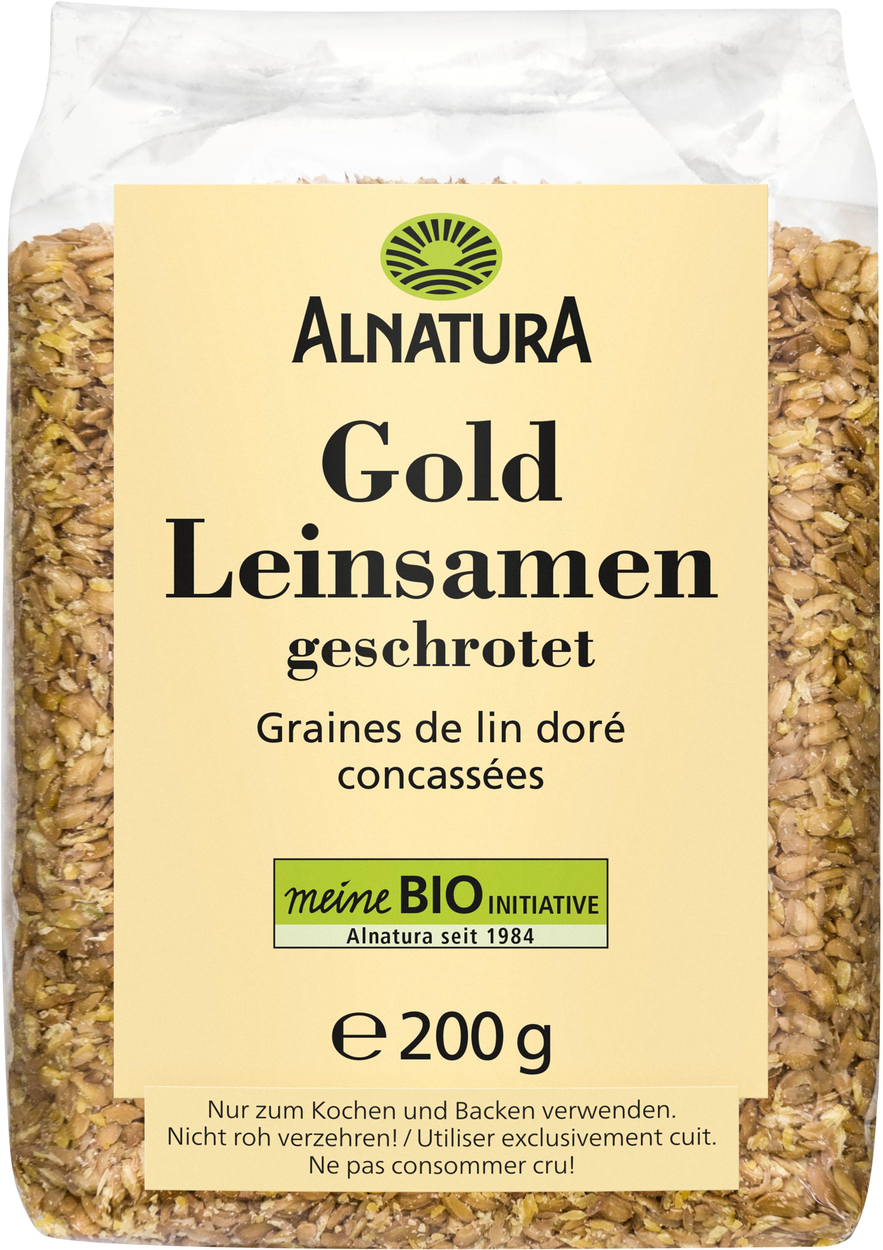 Alnatura Bio Goldleinsamen, geschrotet