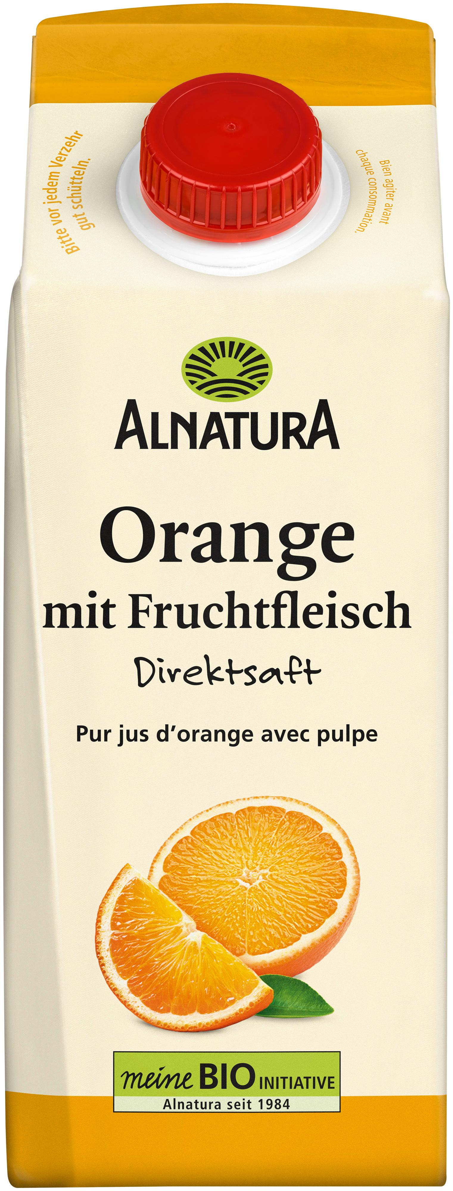 Alnatura Bio Orangensaft mit Fruchtfleisch
