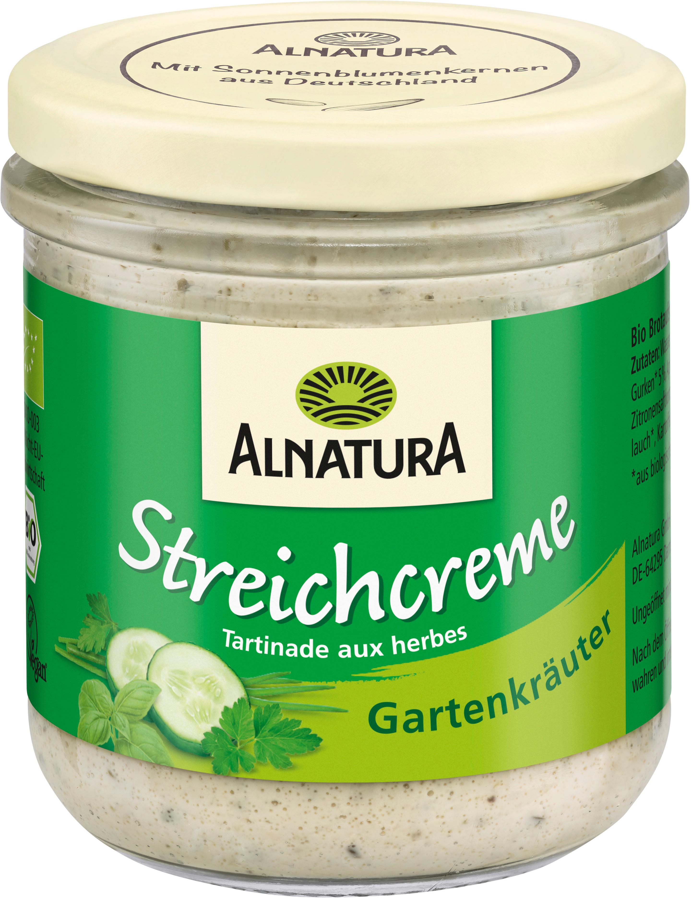 Alnatura Bio Streichcreme Gartenkräuter