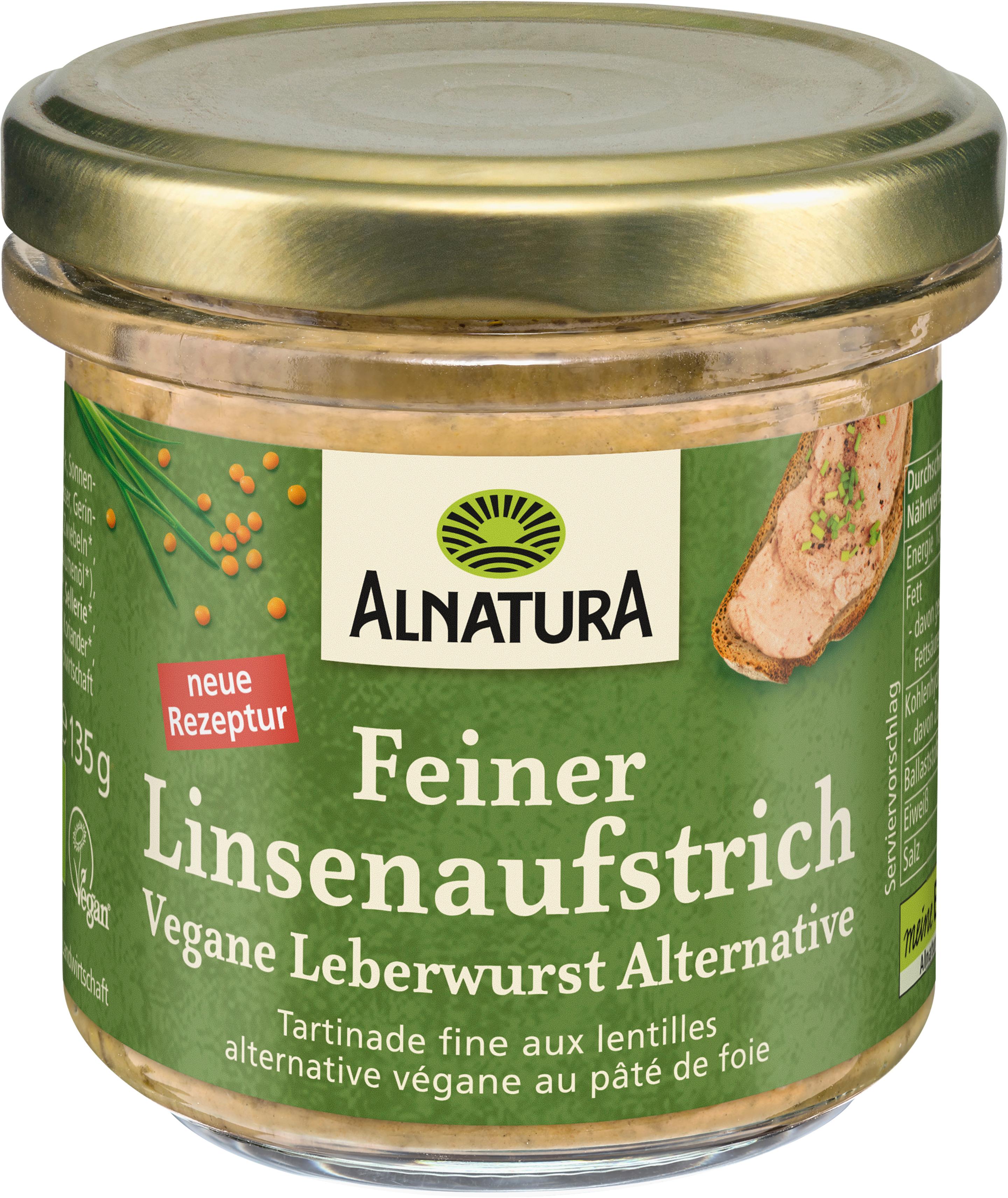 Alnatura Bio feiner Linsenaufstrich
