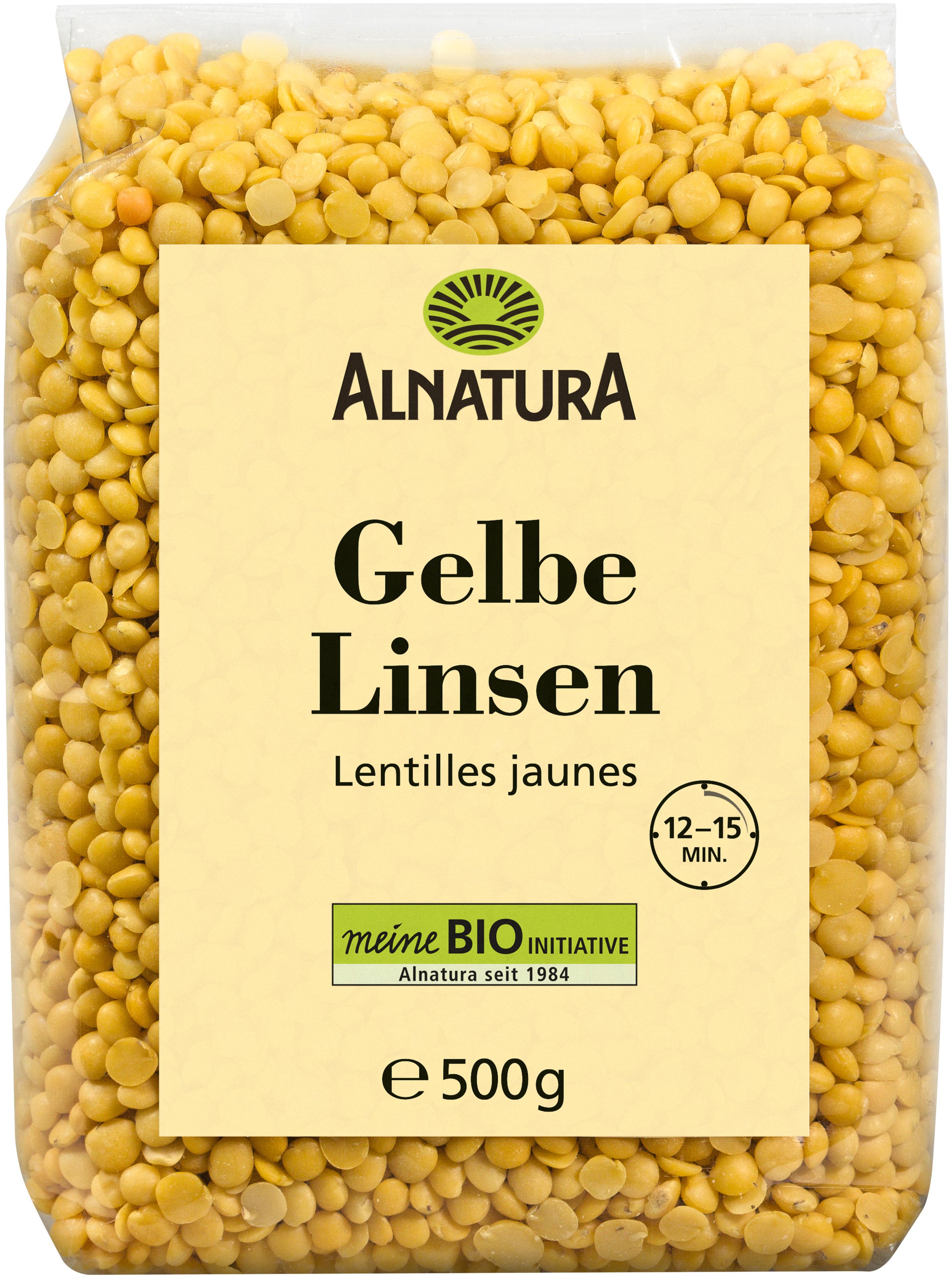 Alnatura Bio Gelbe Linsen