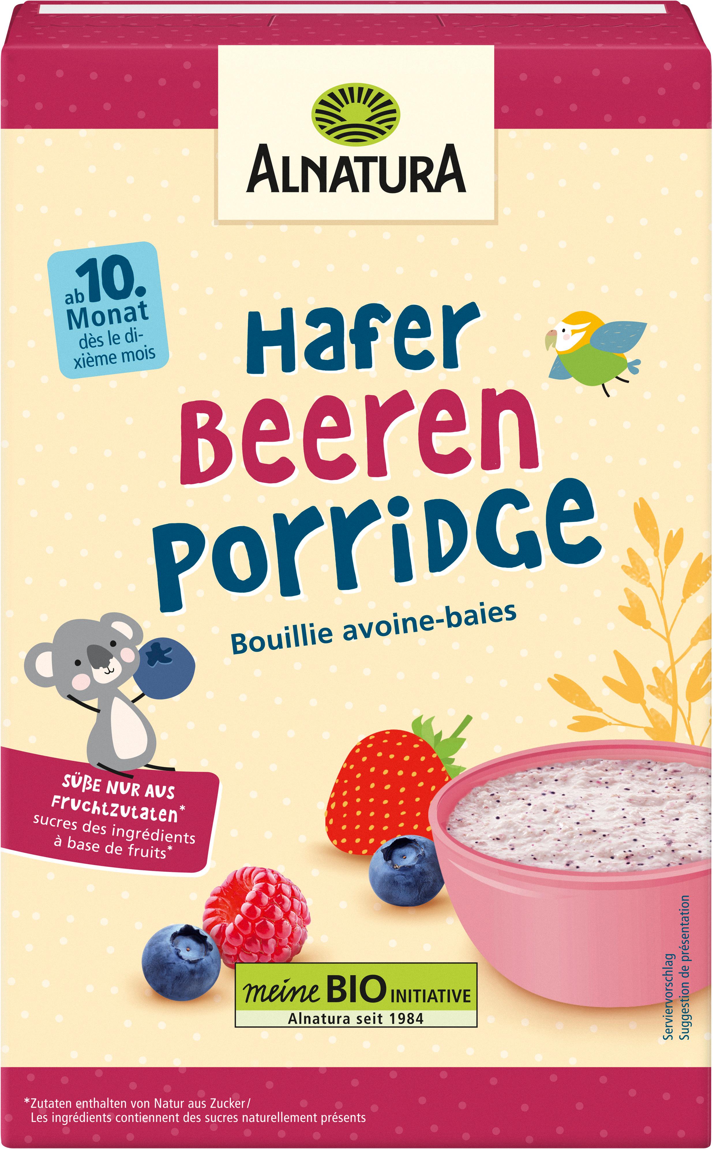 Alnatura Bio  Hafer Beeren Porridge