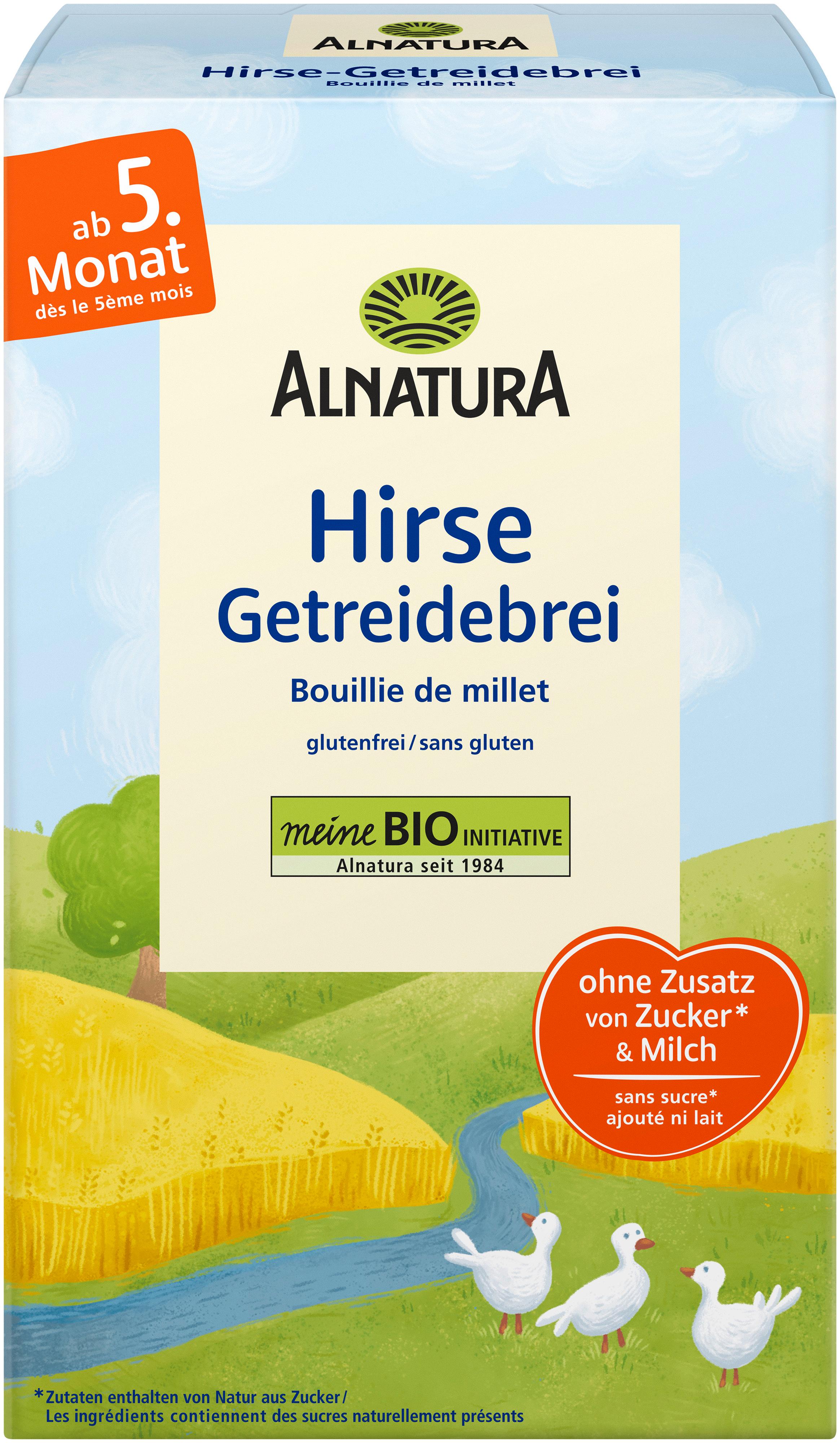 Alnatura Bio Hirse Getreidebrei ab 5. Monat