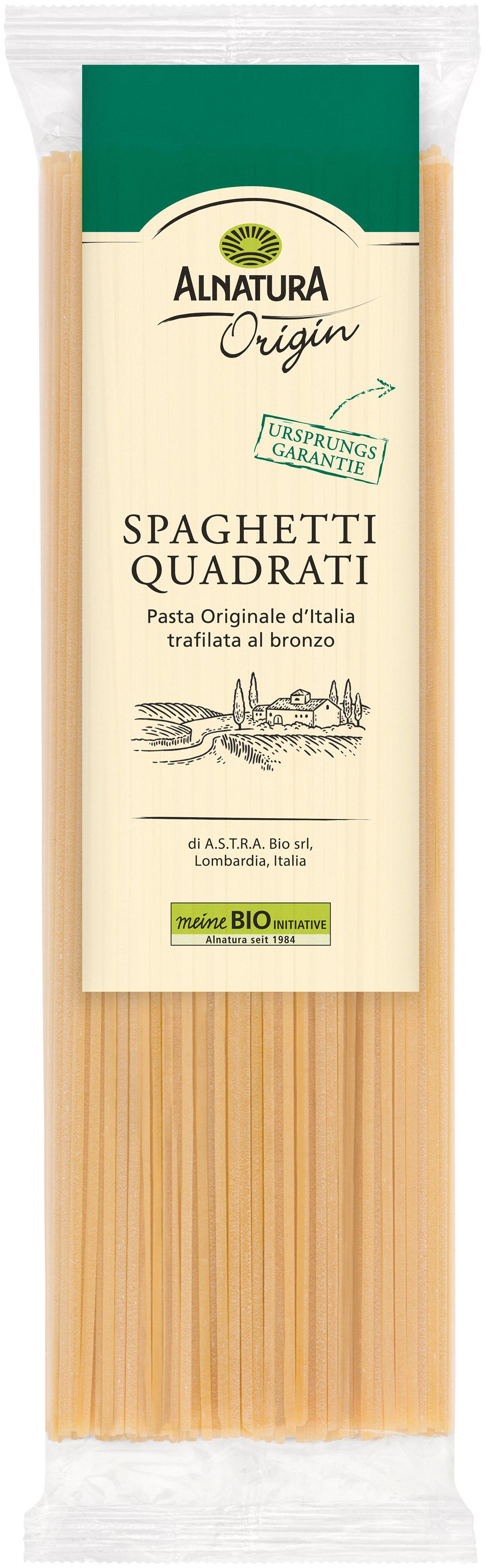 Alnatura Bio Spaghetti Quadrati Origin