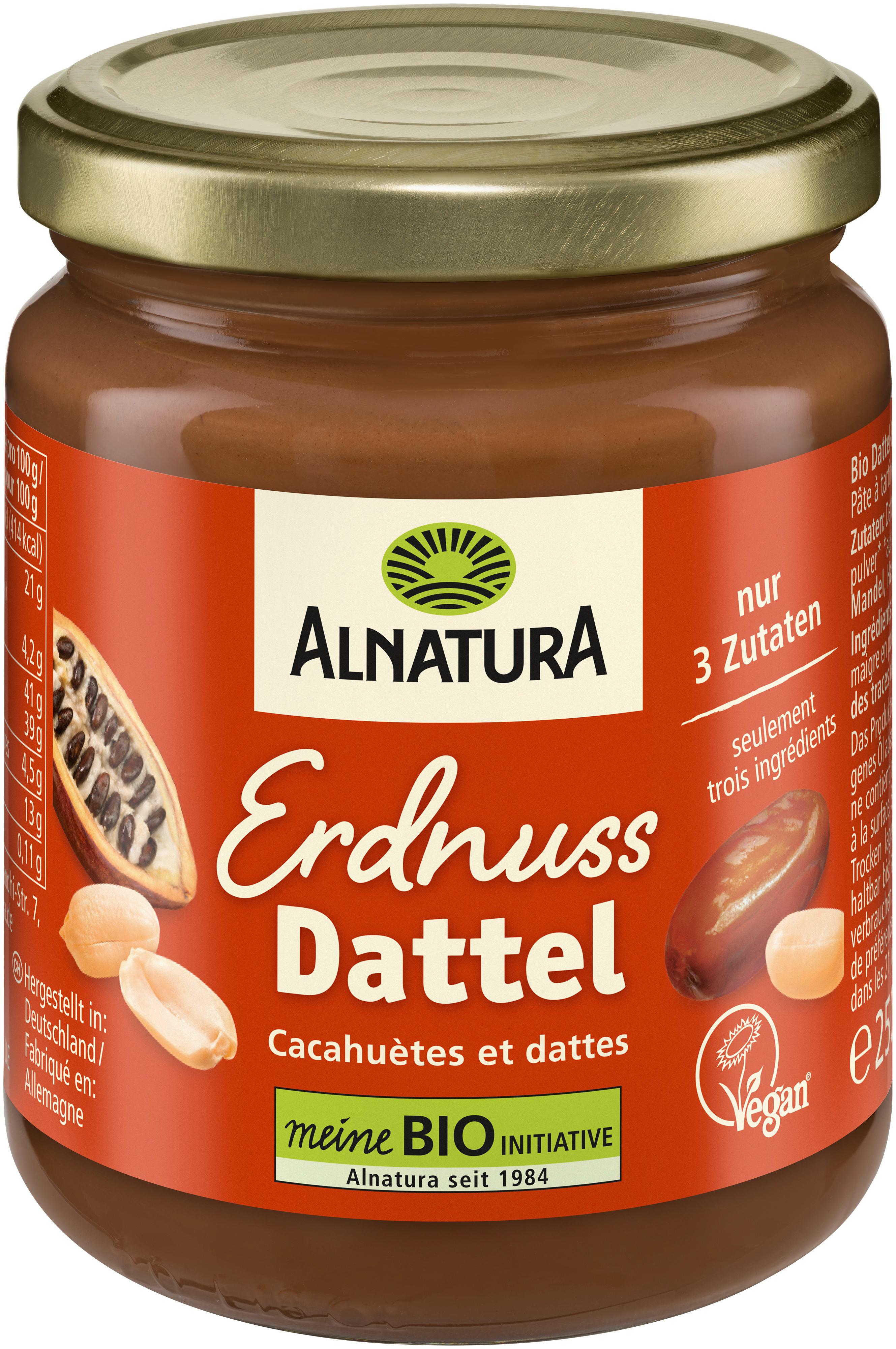 Alnatura Bio Erdnuss-Dattel-Kakao Creme