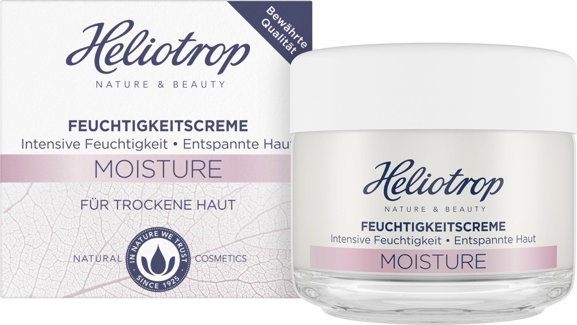 HELIOTROP Moisture entspannende Feuchtigkeitscreme mit Bio-Rosenblütenextrakt