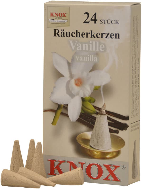 KNOX Räucherkerzen Vanille