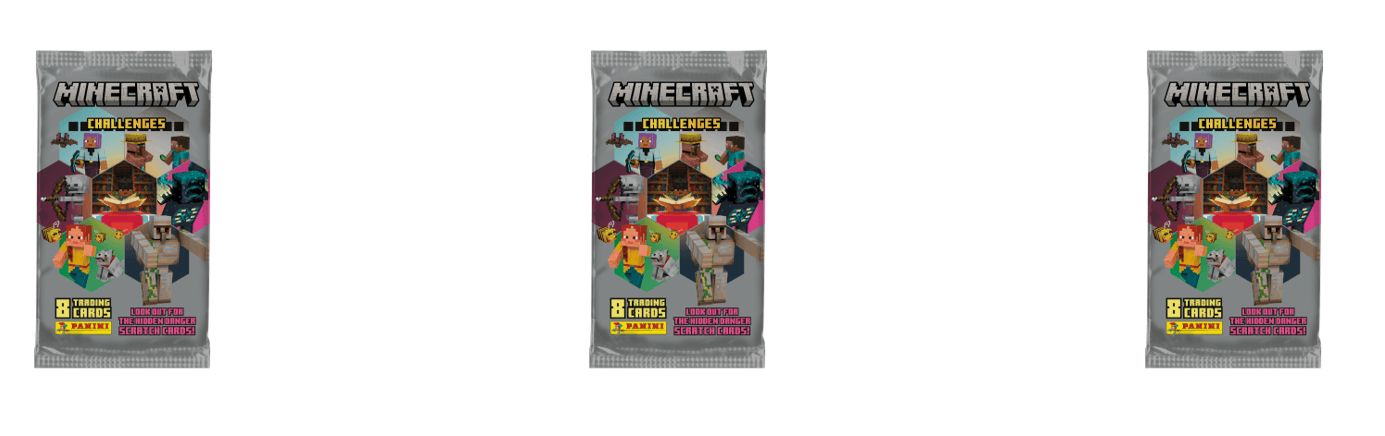Produktbild Panini - Minecraft Challenges Trading Cards Starter Set 3 von 4