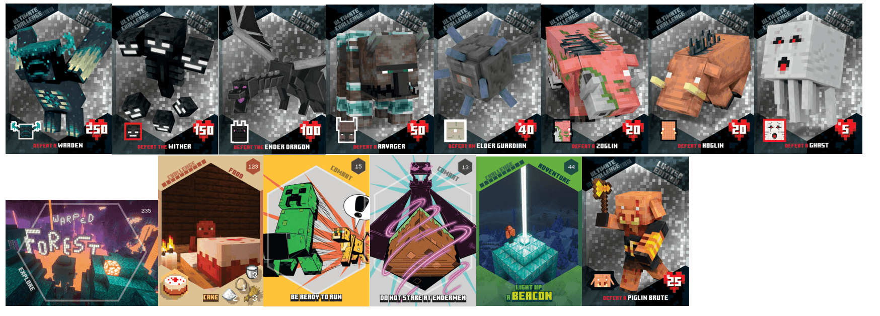 Produktbild Panini - Minecraft Challenges Trading Cards Starter Set 2 von 4
