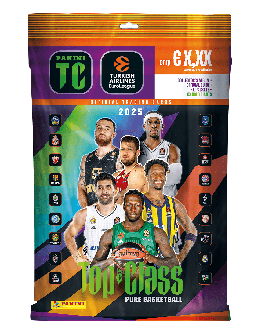 Panini - EUROLEAGUE BASKET TOP CLASS 2024/25 Trading Cards Starter Pack