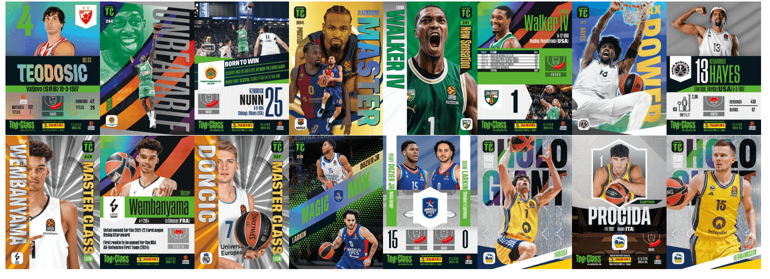 Produktbild Panini - EUROLEAGUE BASKET TOP CLASS 2024/25 Trading Cards Starter Pack 2 von 2