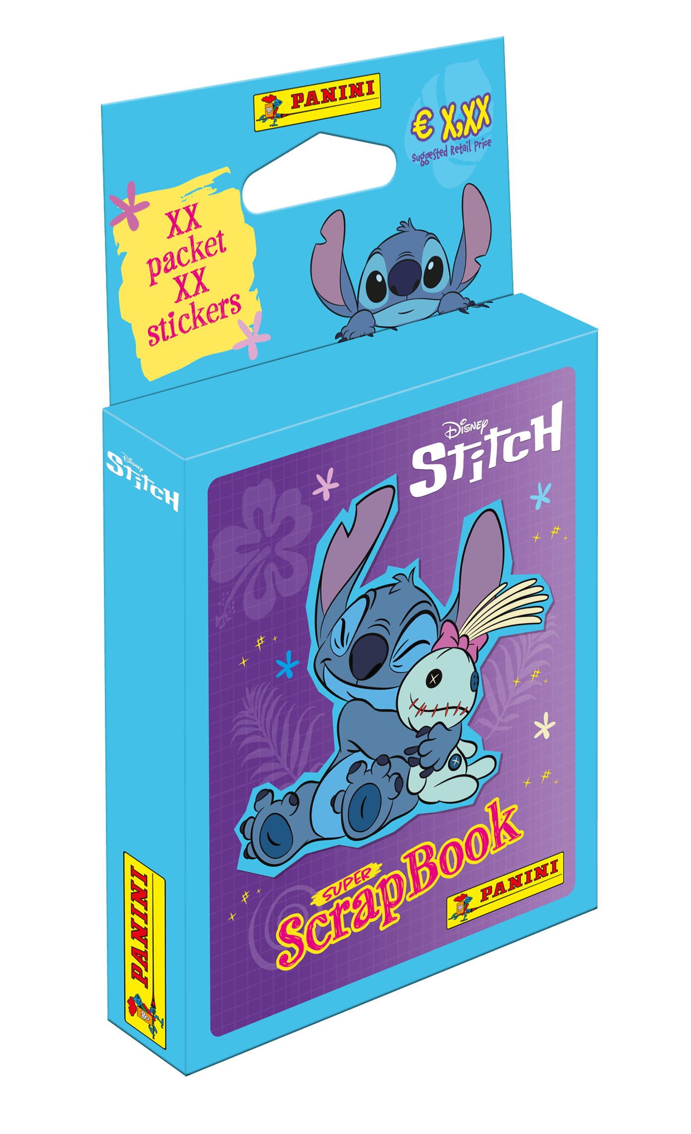 Stitch Super ScrapBook Stickerkollektion Eco-Blister