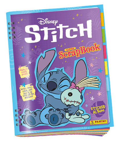 Stitch Super ScrapBook Stickerkollektion Album