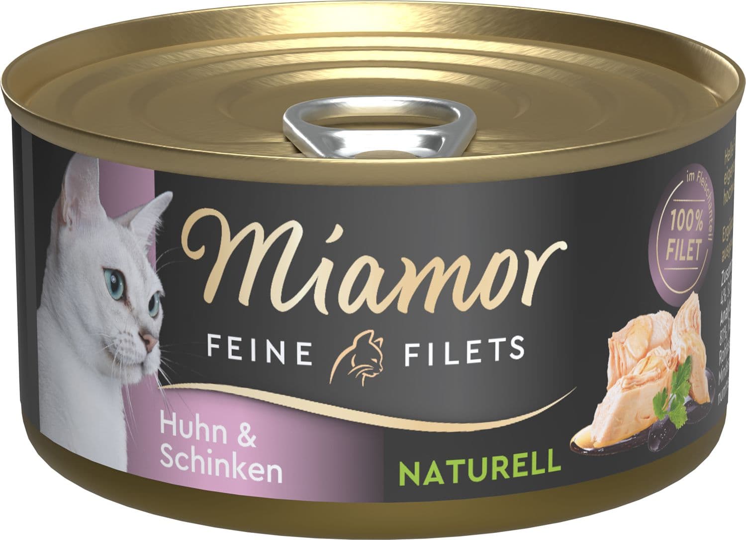 Miamor Katzennassfutter Feine Filets naturelle Huhn & Schinken