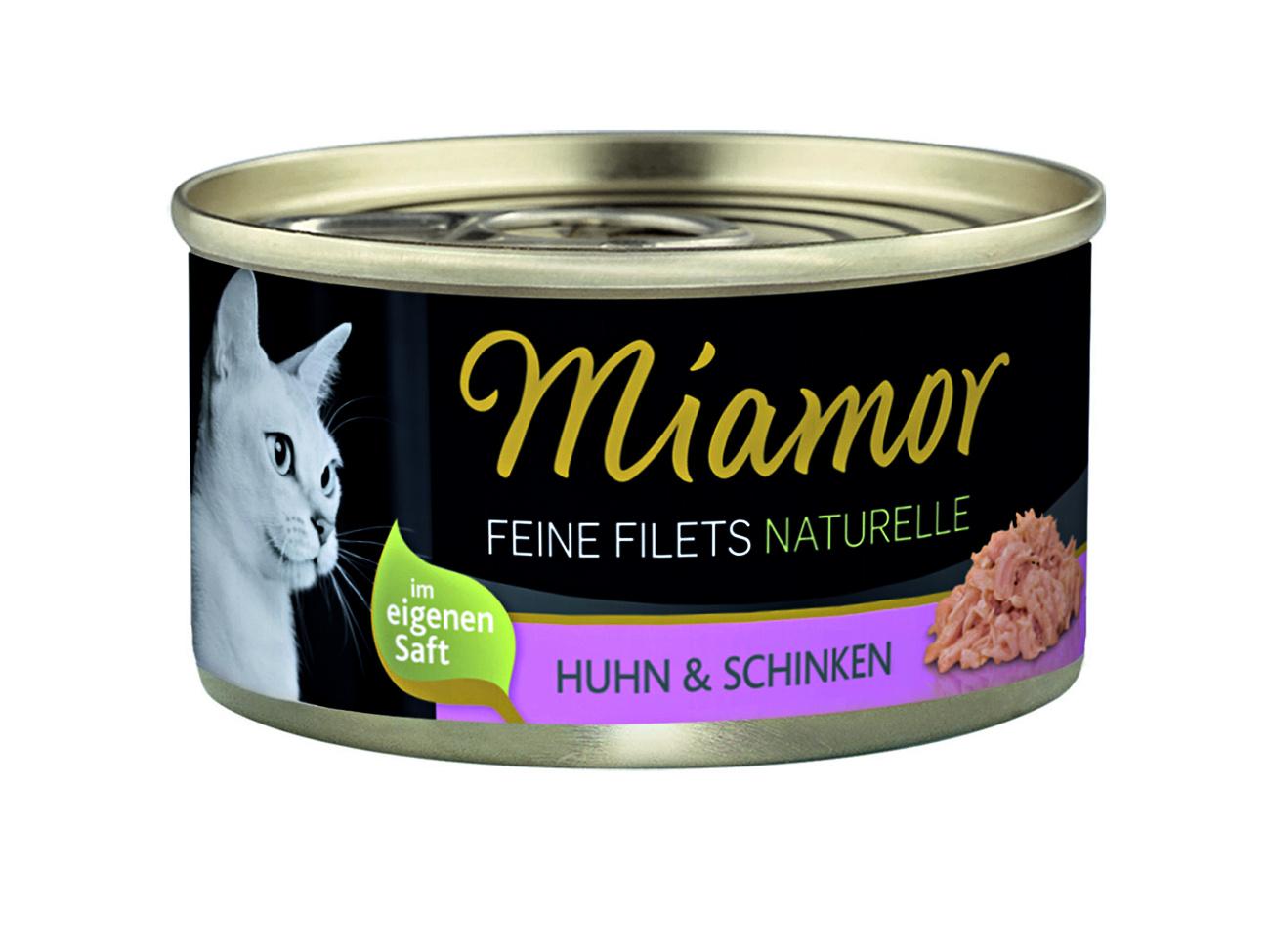 Miamor Katzennassfutter Feine Filets naturelle Huhn&Schinken