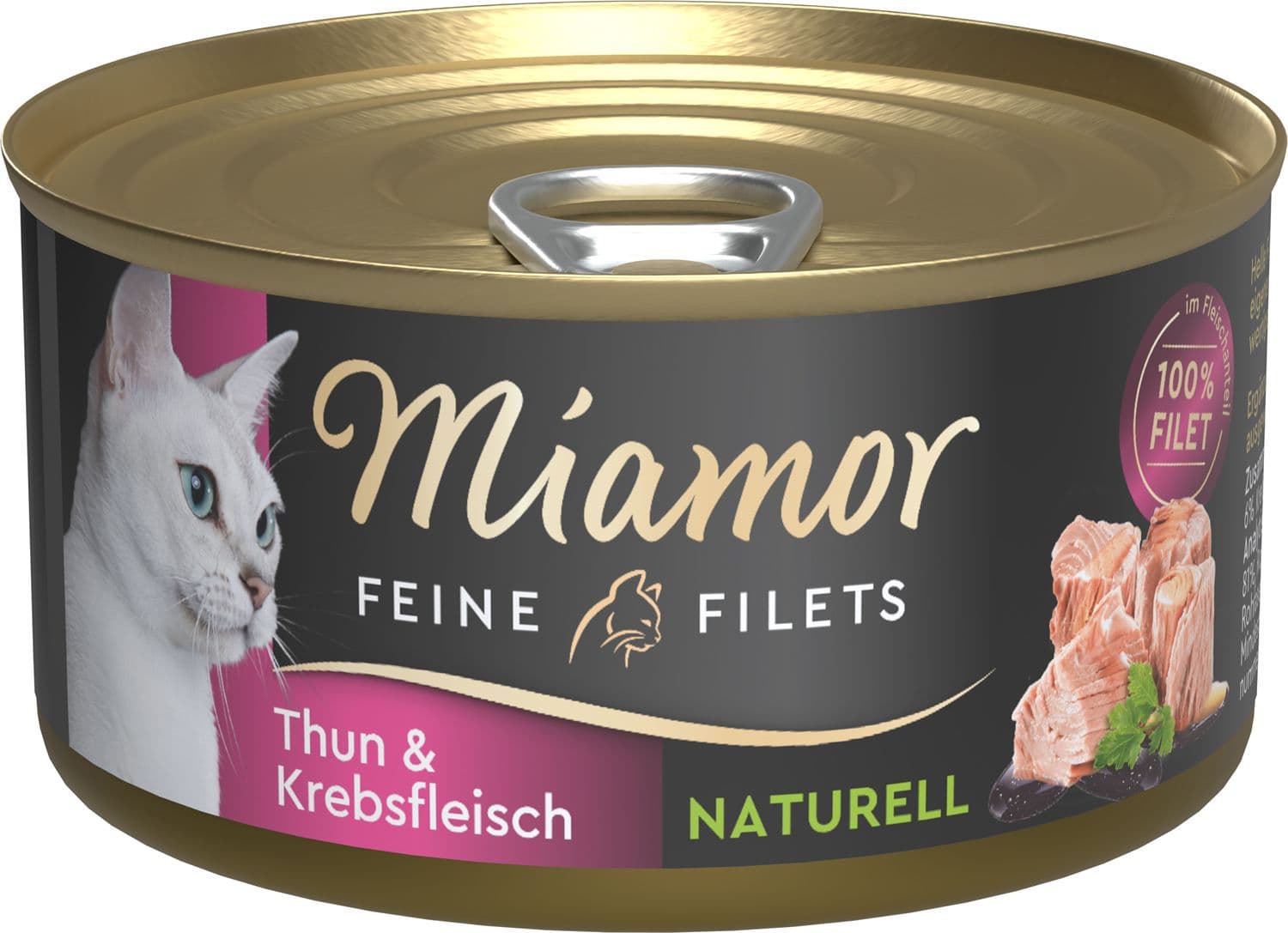 Miamor Katzennassfutter Feine Filets naturelle Thunfisch & Krebsfleisch