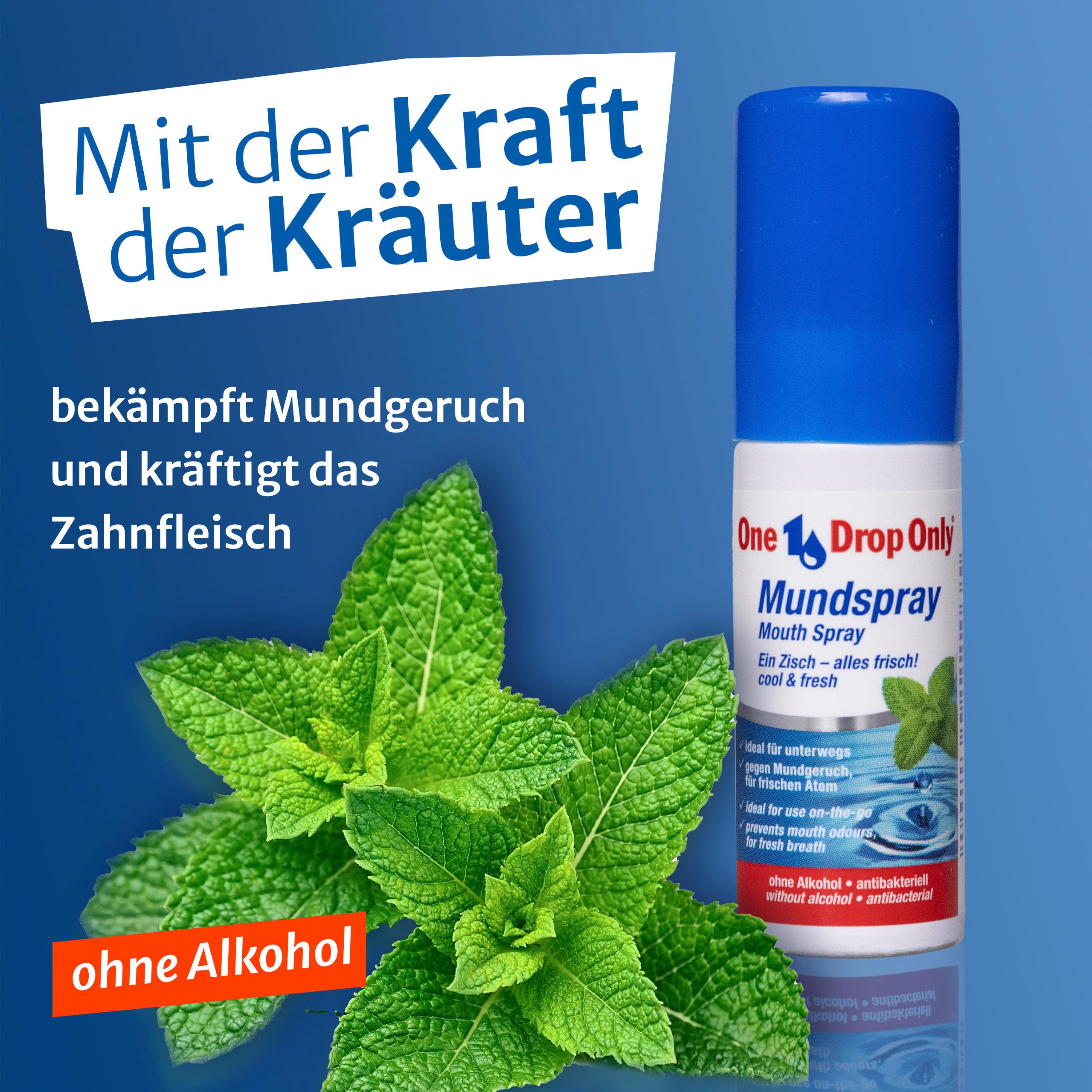 Produktbild One Drop Only antibakterielles Mundspray mit natürlichen Inhaltsstoffen 5 von 7