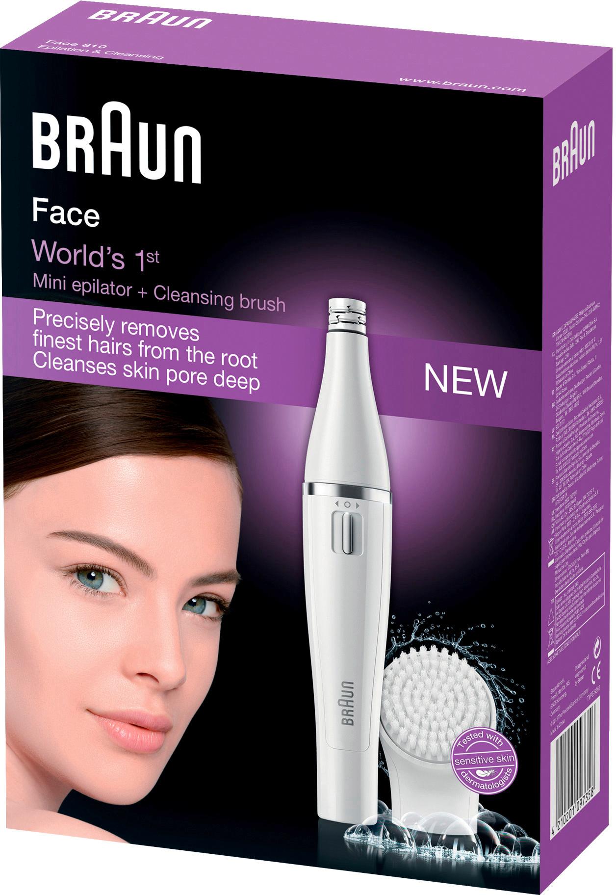Produktbild BRAUN Gesichtsreinigungsbürste&-epilierer Face 810 7 von 7