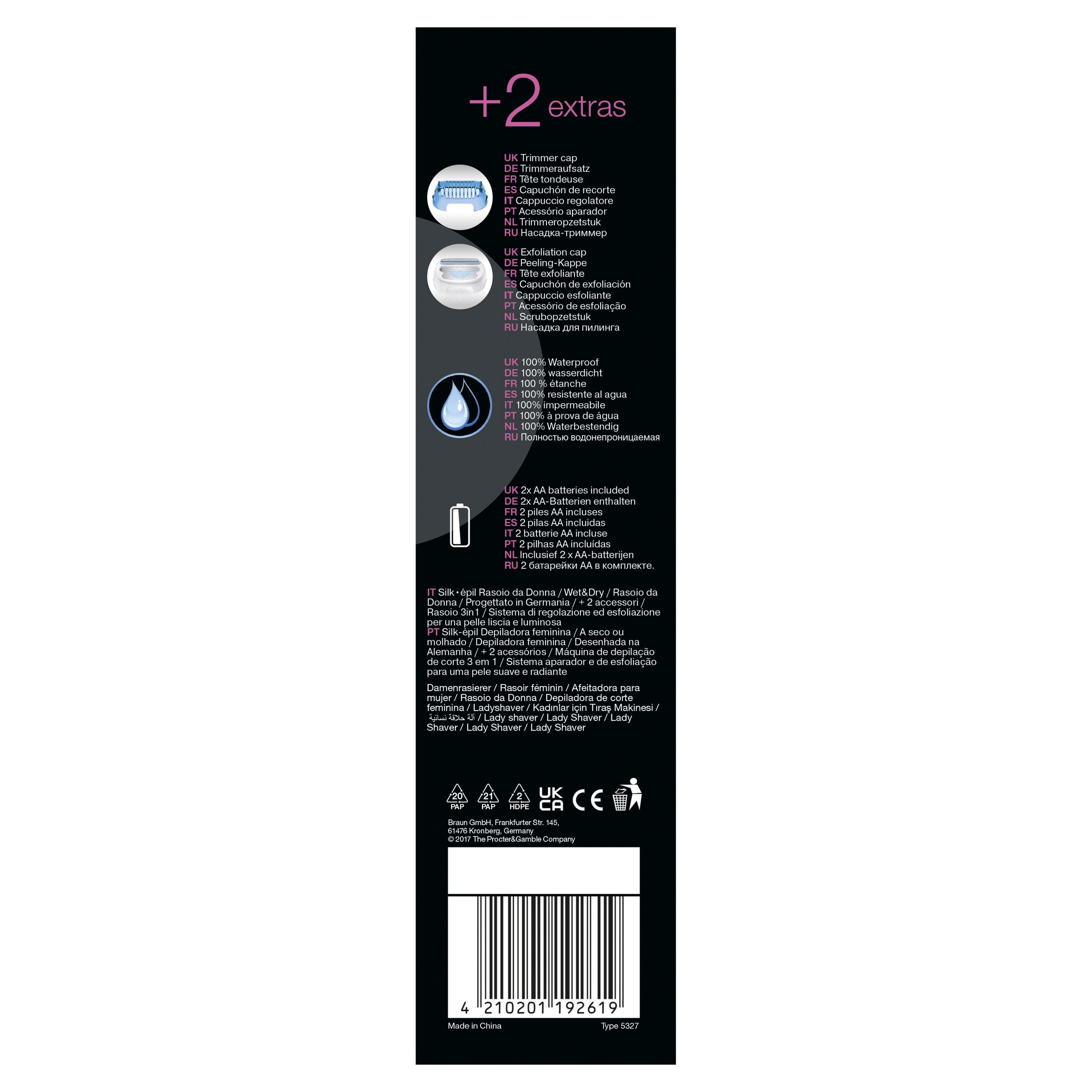 Produktbild Braun Damenrasierer Silk-épil 3in1 6 von 7