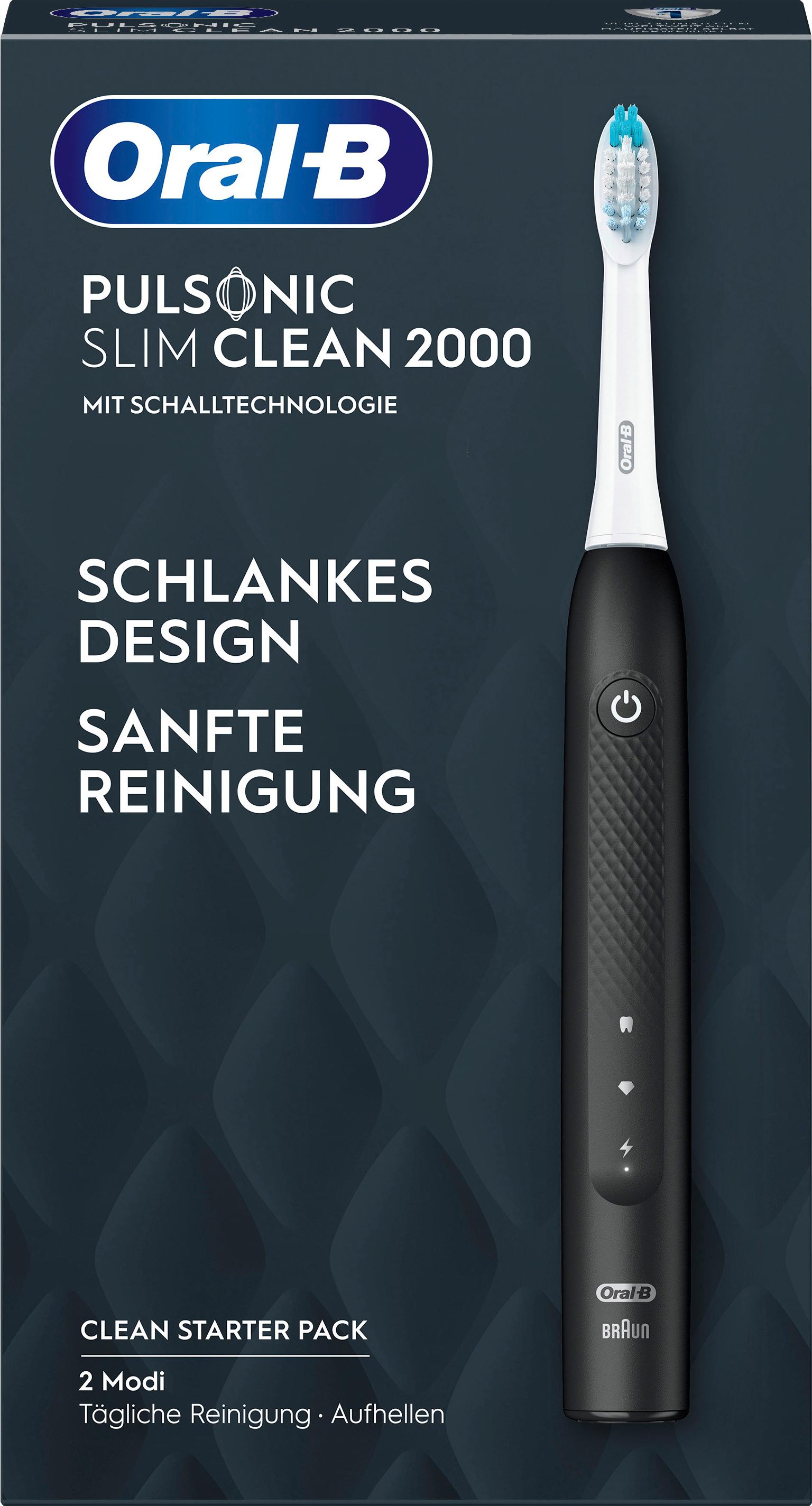 Produktbild Oral-B Elektrische Zahnbürste Pulsonic Slim Clean 2000 Schwarz 10 von 10
