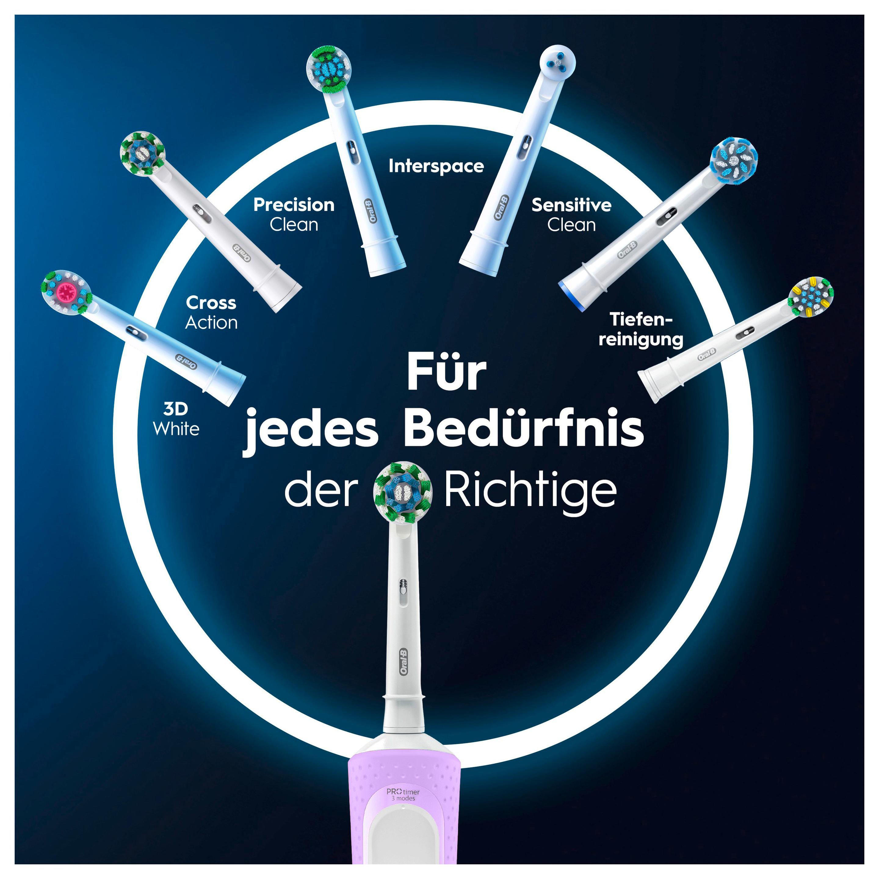 Produktbild Oral-B Elektrische Zahnbürste Vitality Pro D103 Hangable Box Lilac Violet 10 von 13