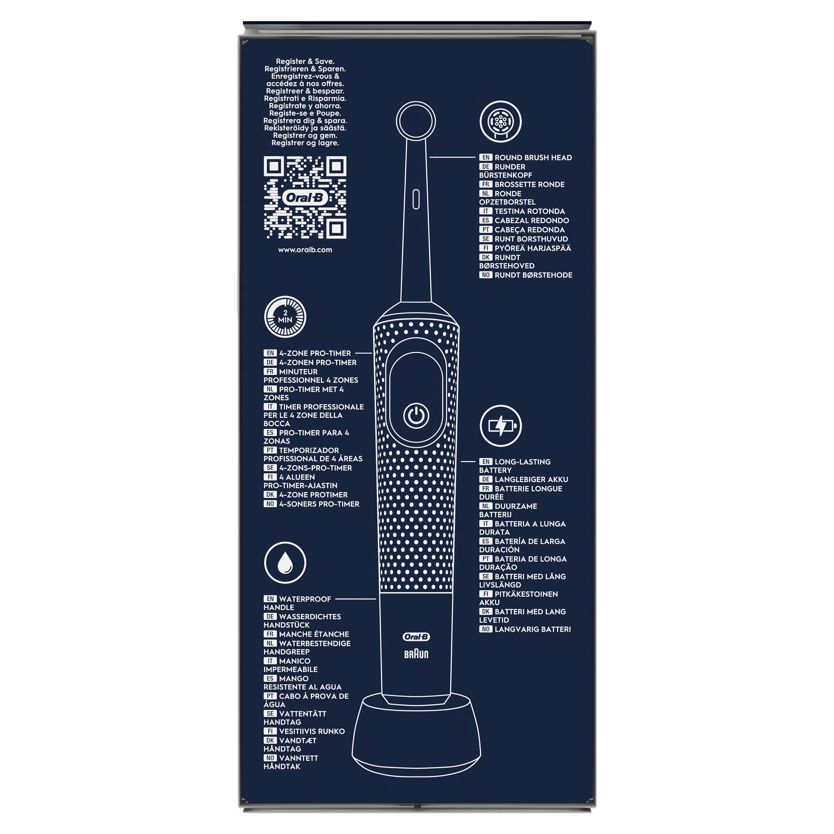 Produktbild Oral-B Elektrische Zahnbürste Vitality Pro D103 Hangable Box Lilac Violet 2 von 13