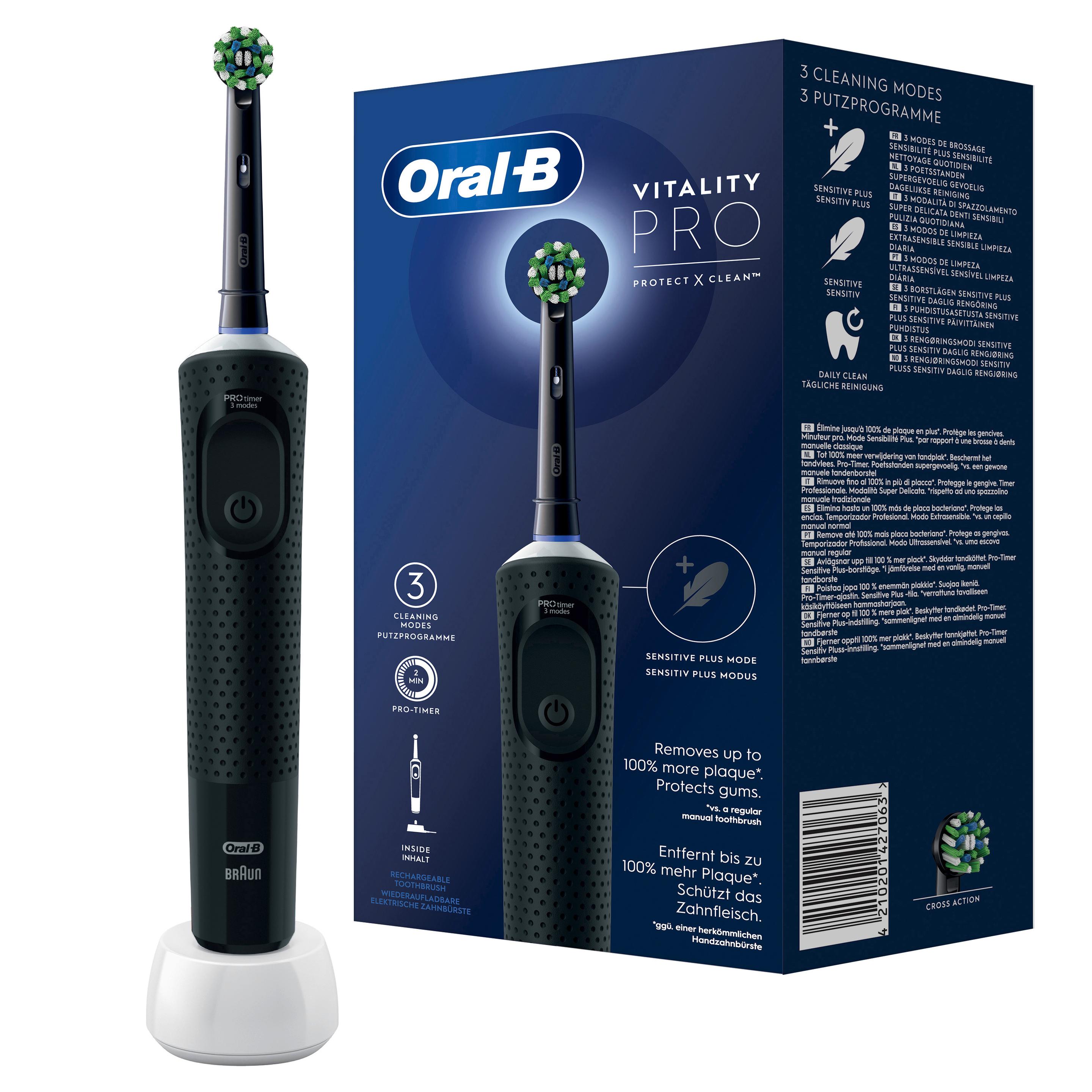 Produktbild Oral-B Elektrische Zahnbürste Vitality Pro D103 Hangable Box Black 15 von 15