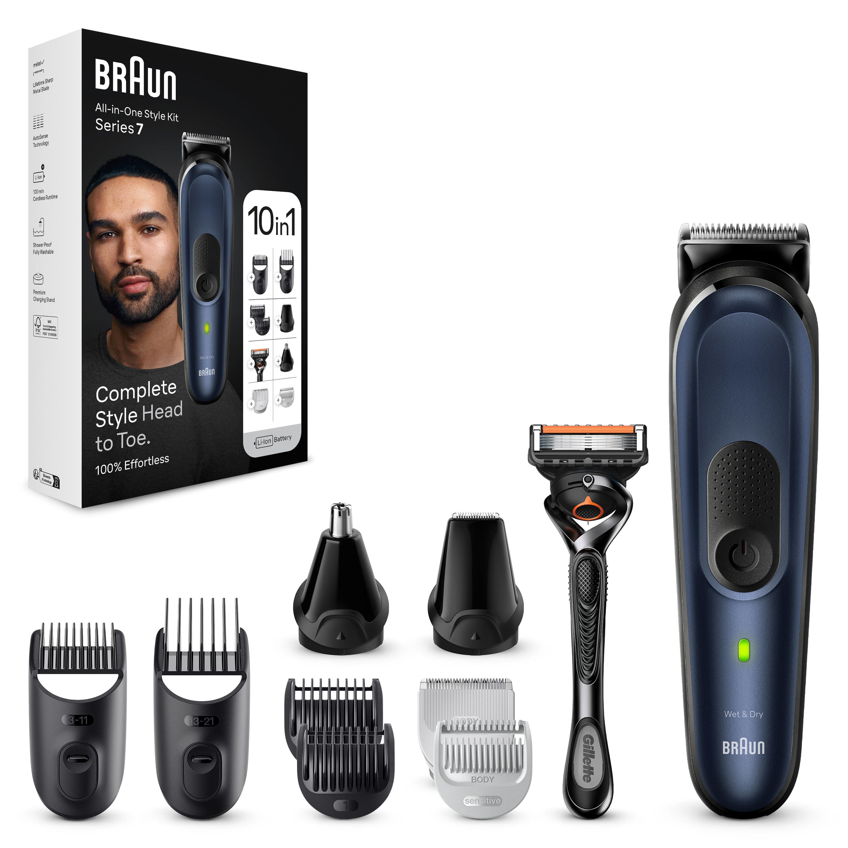 Produktbild BRAUN Multi-Grooming-Kit 10-in-1 Series 7 MGK742 6 von 10