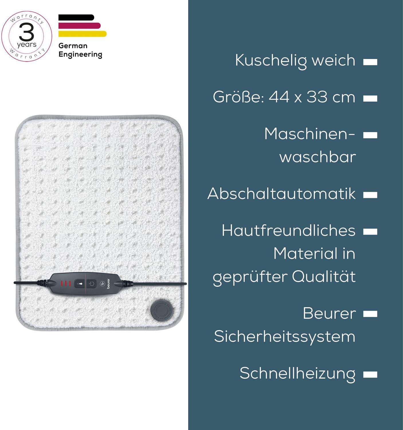 beurer Comfort Heizkissen HK 43 Supercosy