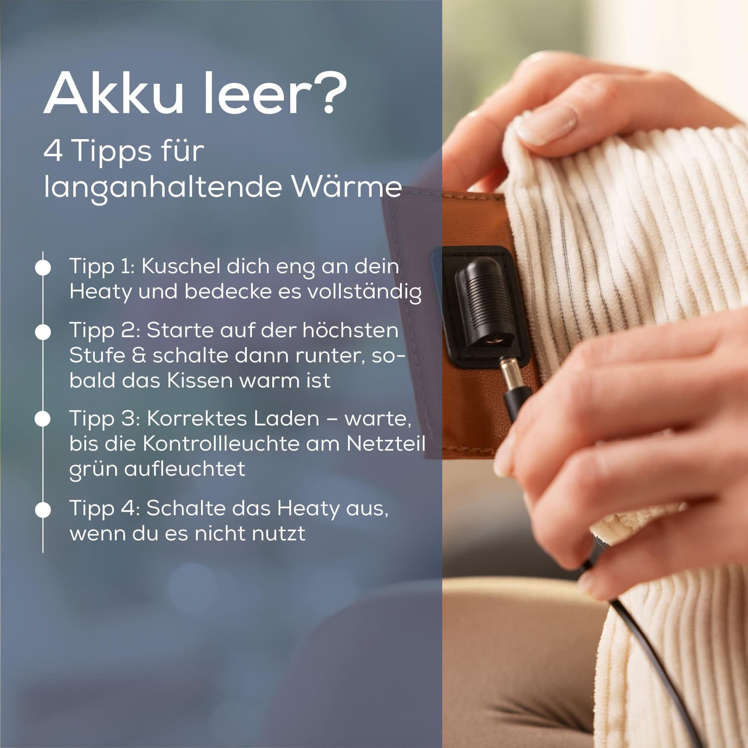 beurer Premium Akku-Heizkissen HK 77 Heaty