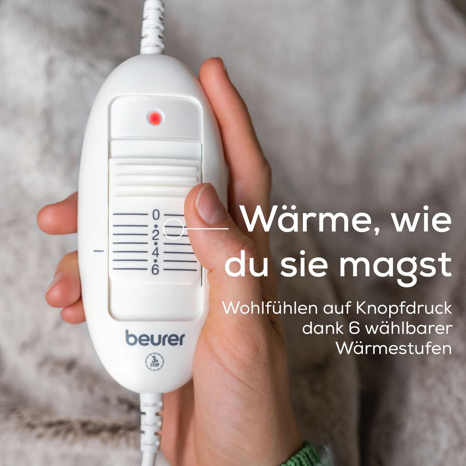 beurer Comfort Wärme-Kuscheldecke HD 75