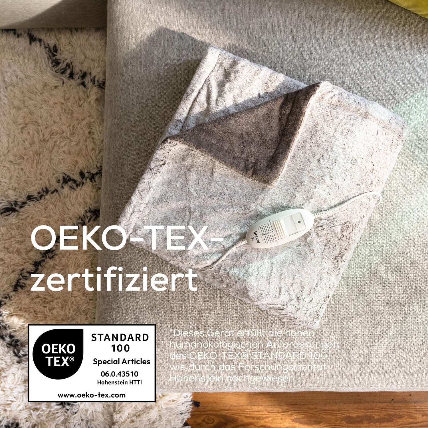 beurer Comfort Wärme-Kuscheldecke HD 75