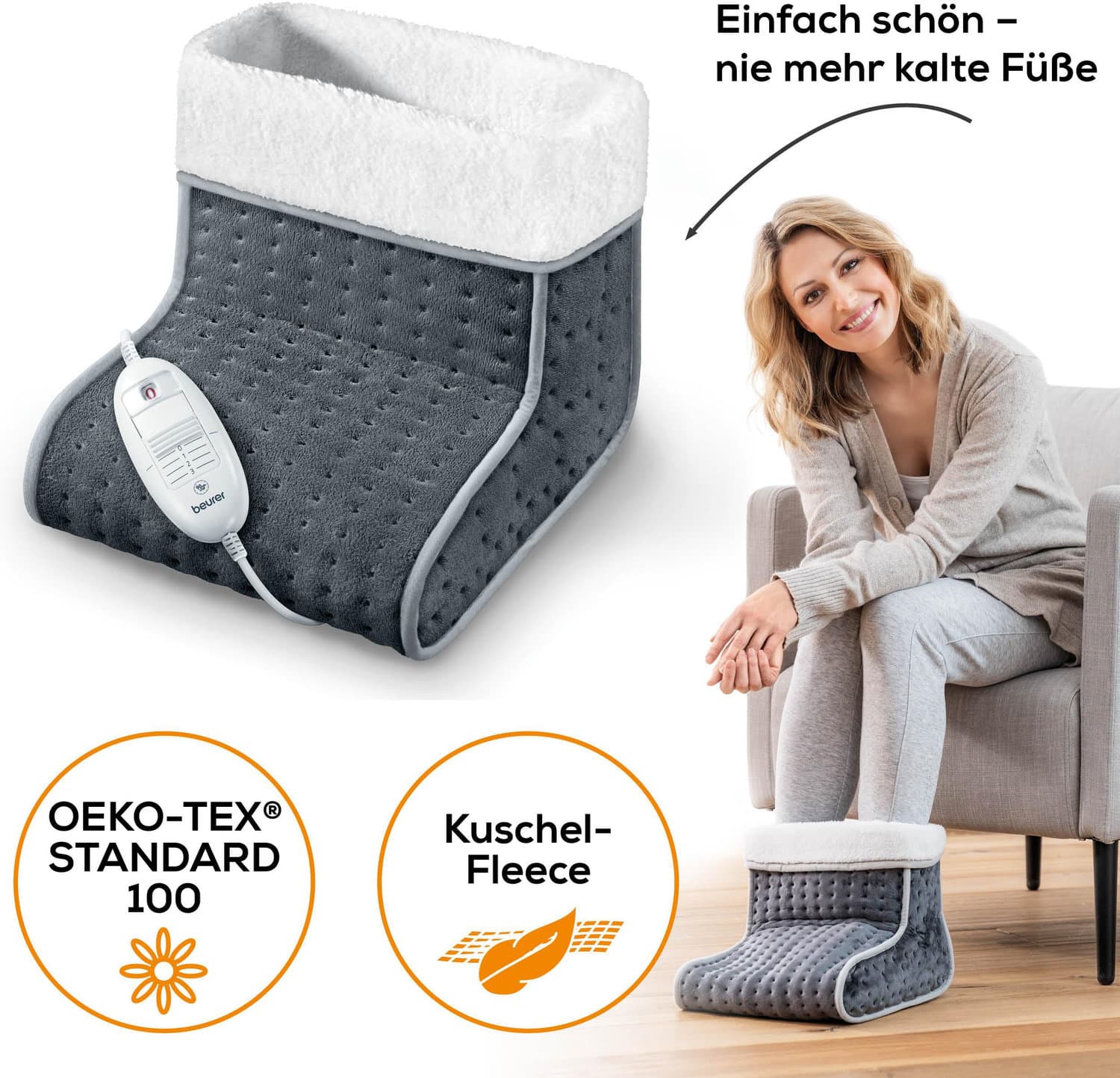 beurer Wellbeing Fußwärmer FW20 Cosy