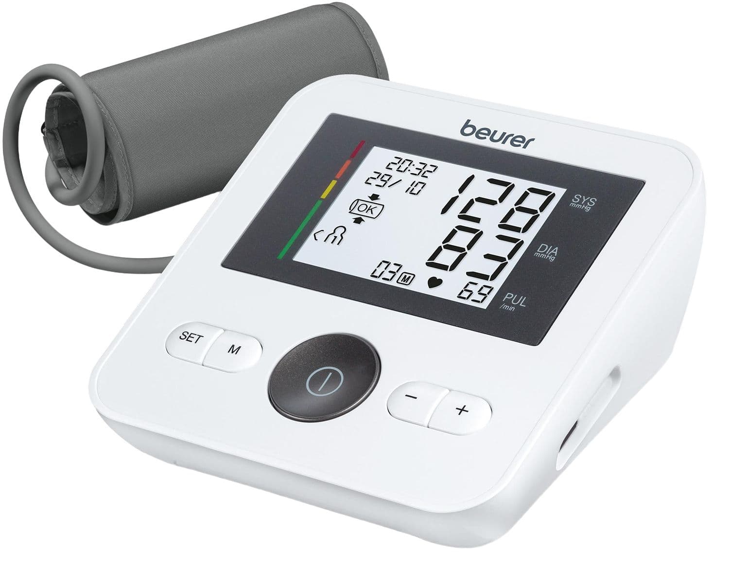 beurer Oberarm Blutdruckmessgerät BM 27+