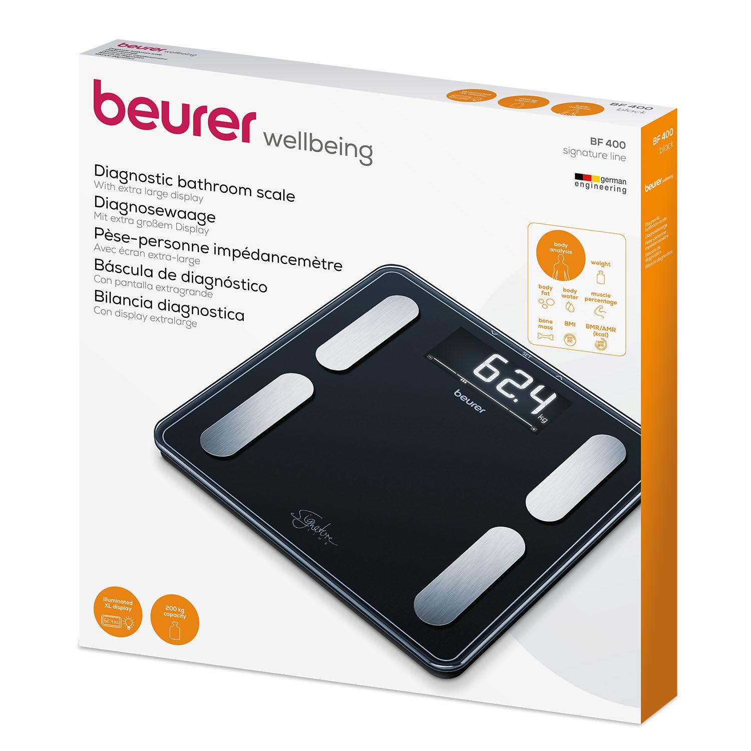 Produktbild beurer Diagnosewaage BF400 schwarz 2 von 3
