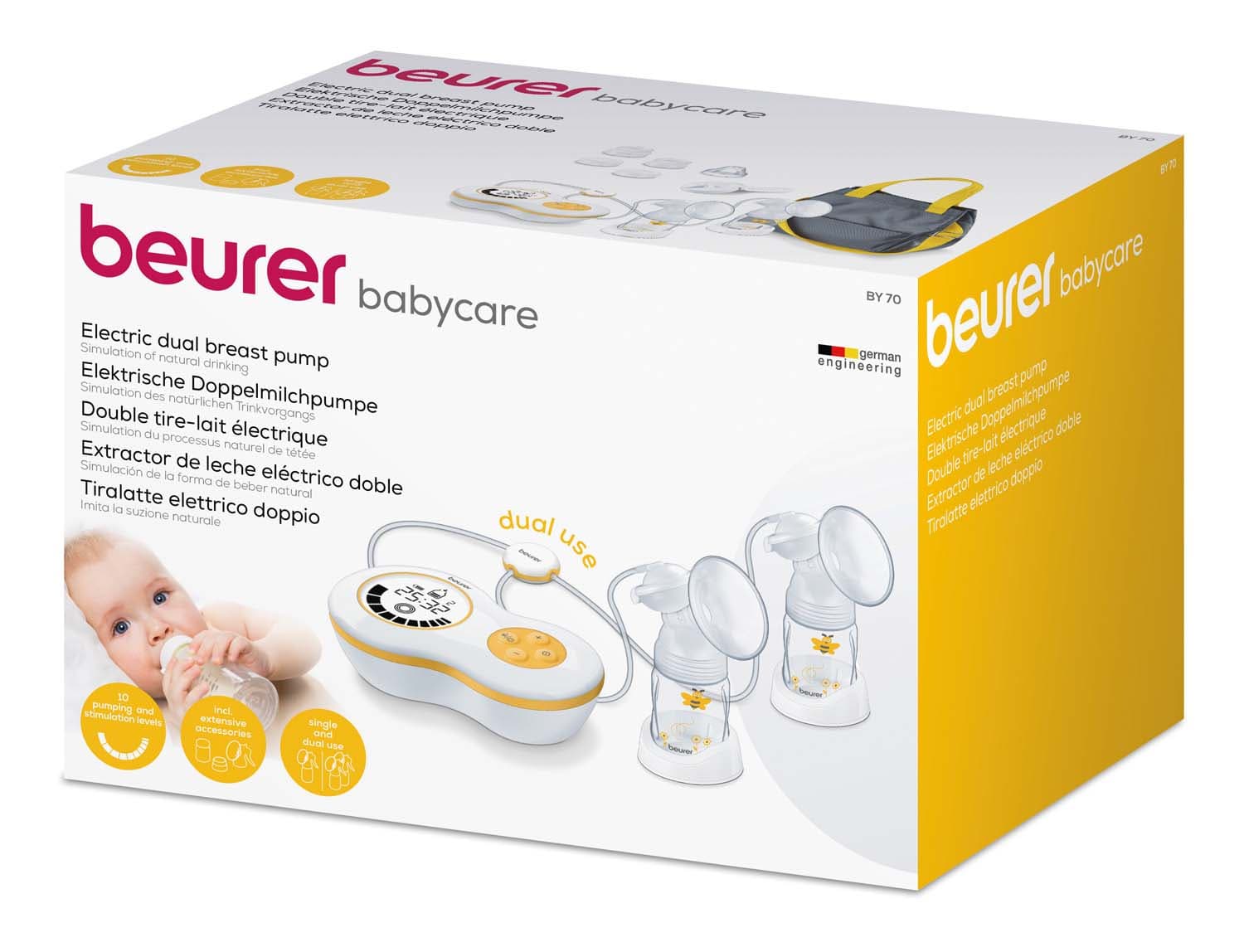 Produktbild beurer Elektrische Milchpumpe Dual BY 70 2 von 4