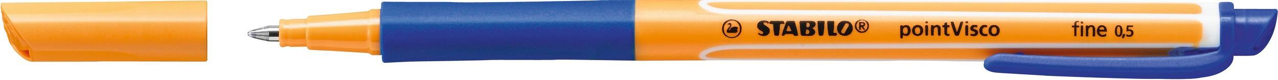Produktbild STABILO® Tintenroller - STABILO pointVisco - Einzelstift - blau 2 von 2