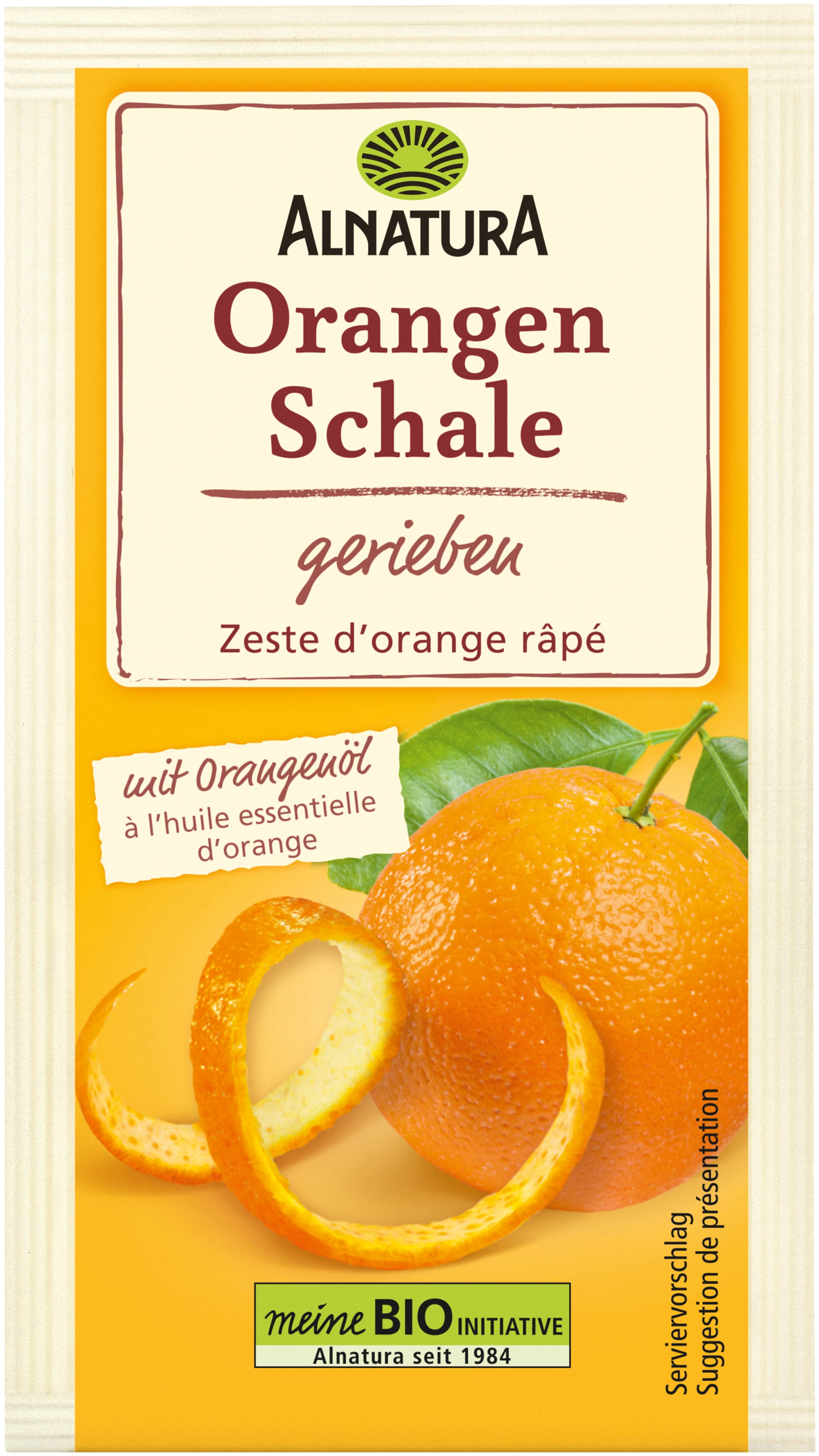 Alnatura Bio Orangenschale gerieben