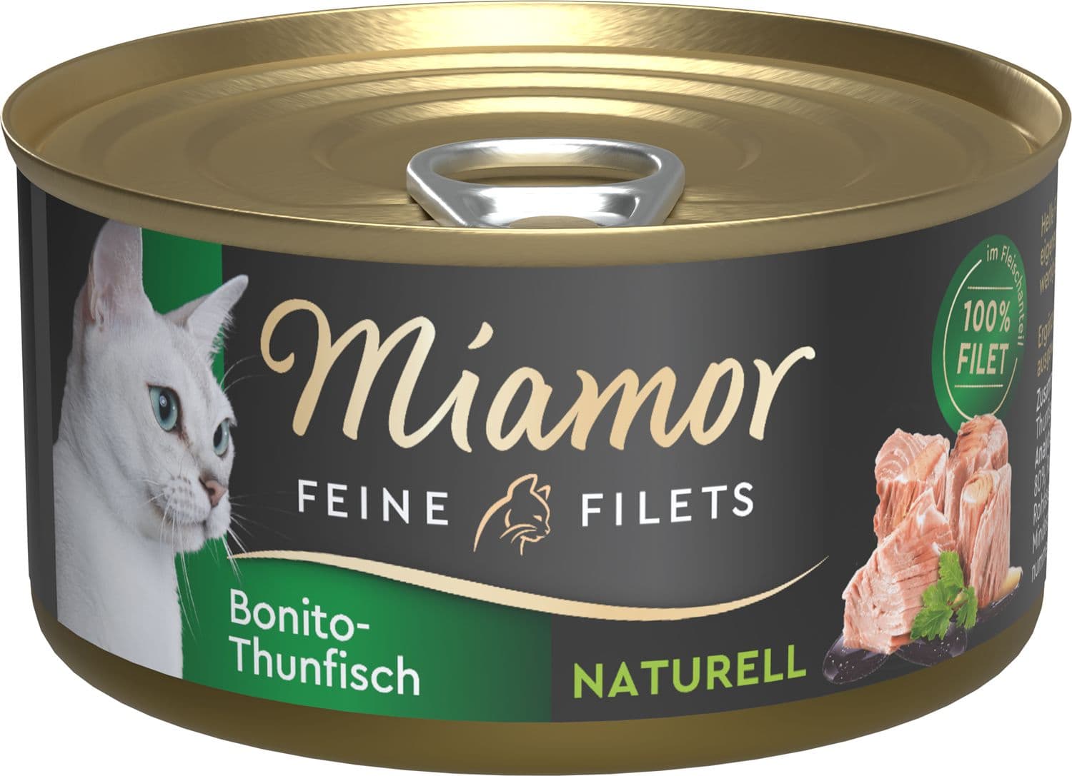 Miamor Katzennassfutter Feine Filets naturelle Bonito Thunfischfisch