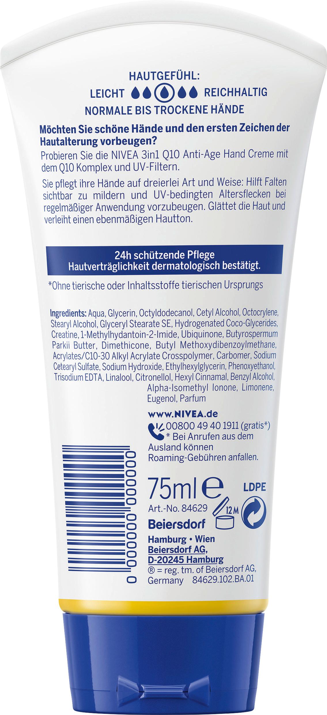 Produktbild NIVEA Hand Creme 3in1 Anti-Age 2 von 6