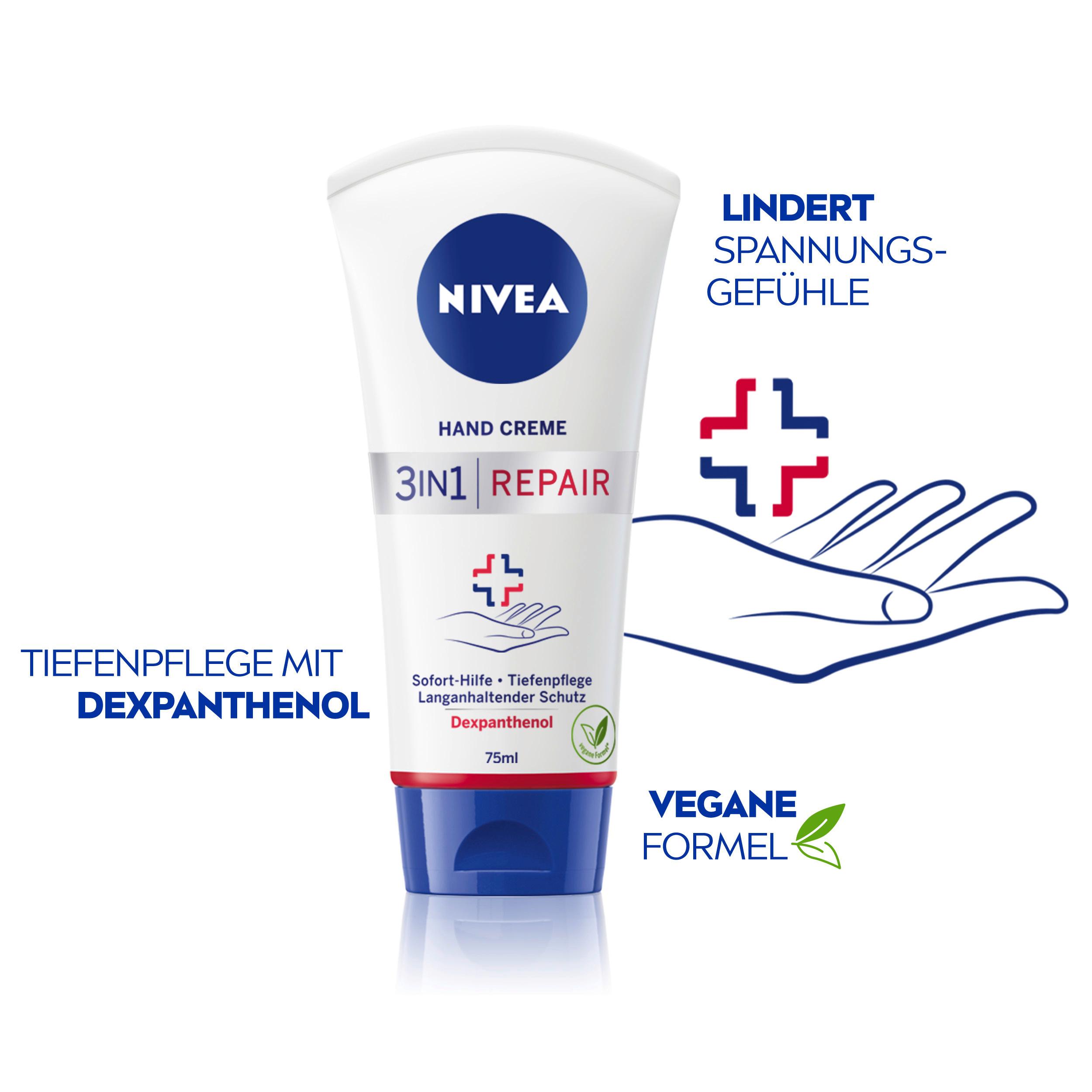 Produktbild NIVEA Hand Creme 3in1 Repair&Care 4 von 6