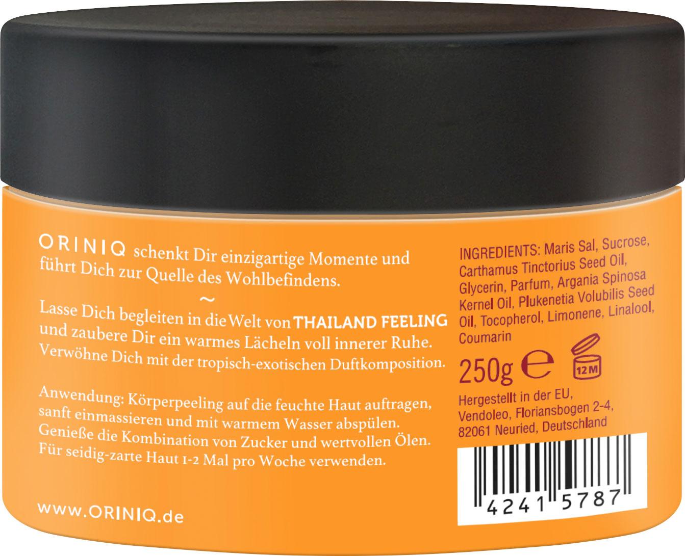 Produktbild ORINIQ Zucker-&Öl-Peeling Thailand Feeling 2 von 2