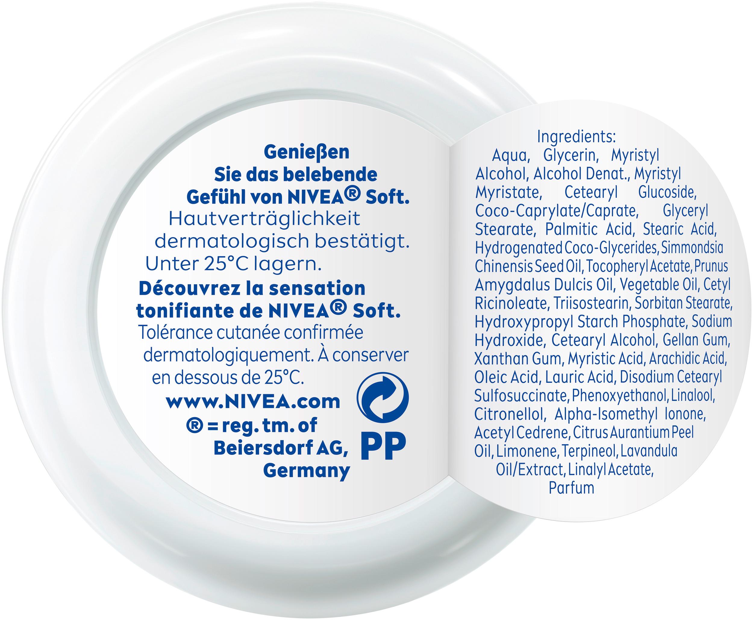 Produktbild NIVEA soft Creme Erfrischende Feuchtigkeitscreme 6 von 8