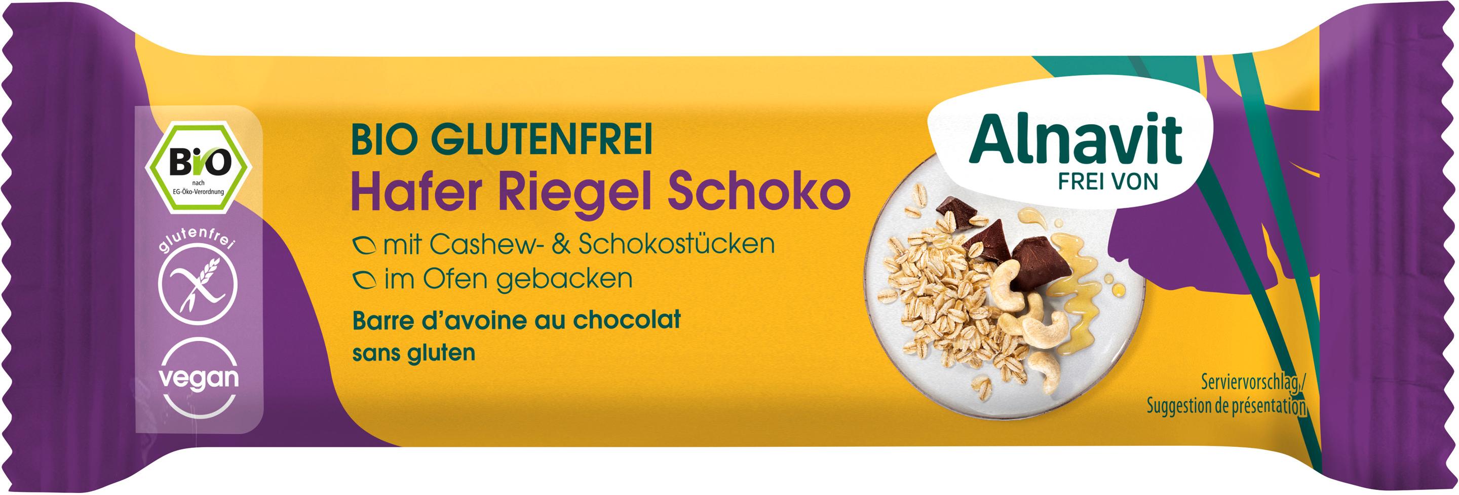 Alnavit Bio Hafer Riegel Schoko glutenfrei