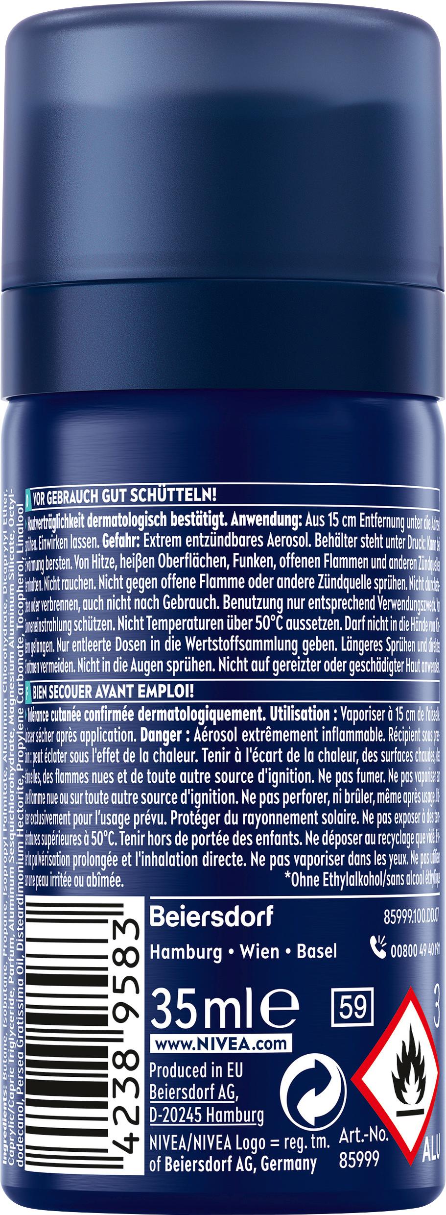 Produktbild NIVEA MEN Deo Spray Dry Active Mini Anti-Transpirant 2 von 2