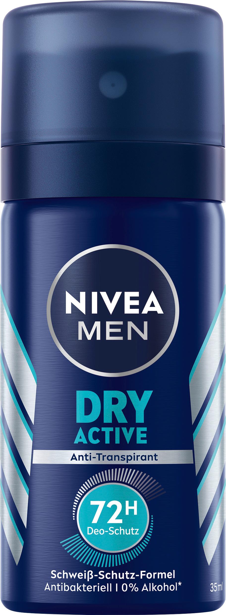 NIVEA MEN Deo Spray Dry Active Mini Anti-Transpirant