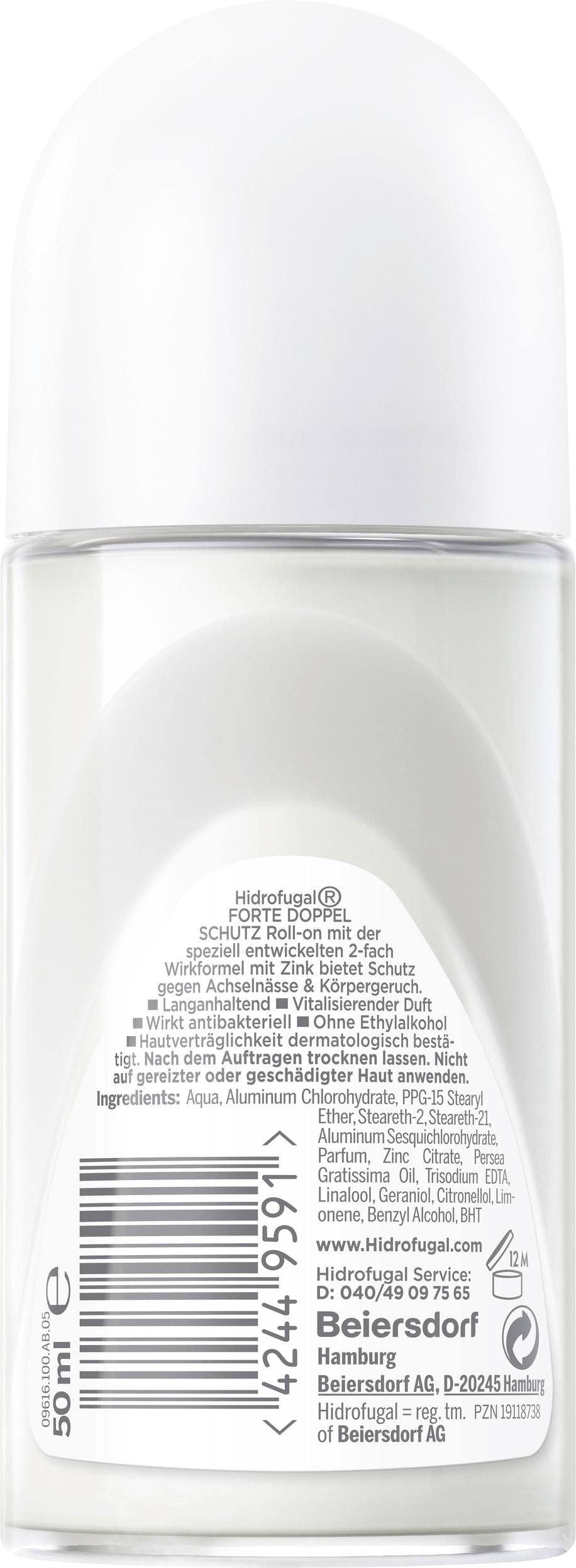 Produktbild HIDROFUGAL Doppel Schutz Vitalisierender Duft Roll-on 50ml 2 von 6