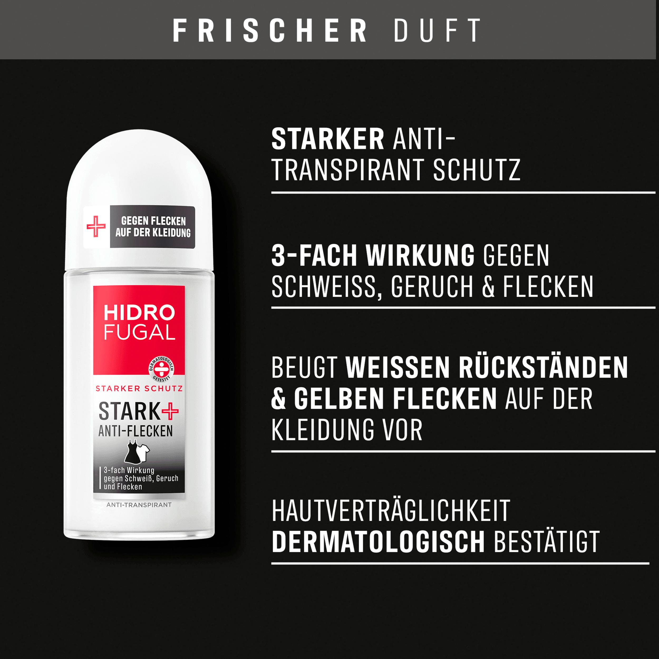 Produktbild HIDROFUGAL Roll-On Stark&Anti-Flecken Anti-Transpirant 4 von 6