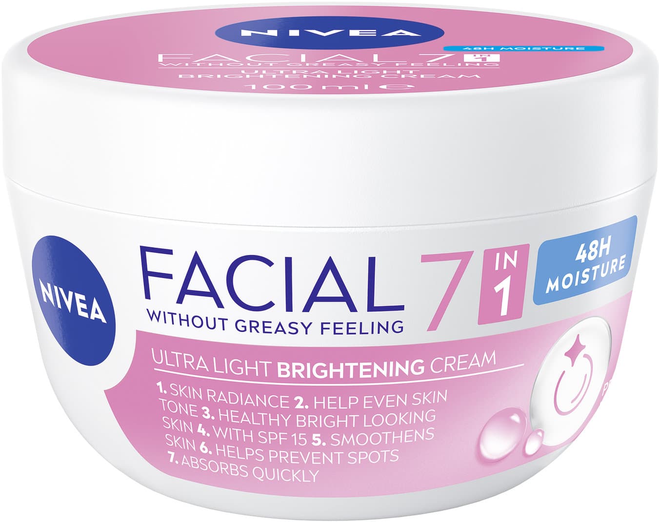 NIVEA Gesichtscreme Facial Ultra Light Brightening